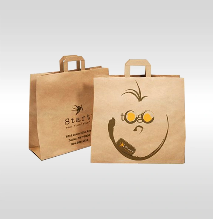 Brown Bakery Box With Handle 2