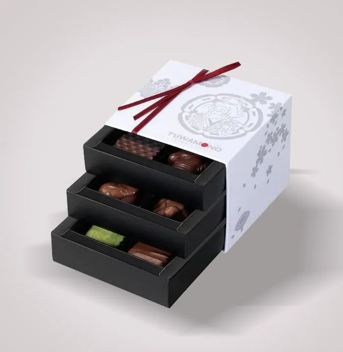 Brown Chocolate Drawer Style Boxes 6