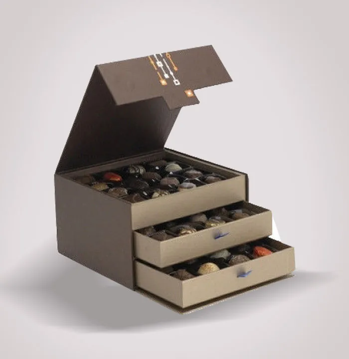 Brown Chocolate Drawer Style Boxes 9