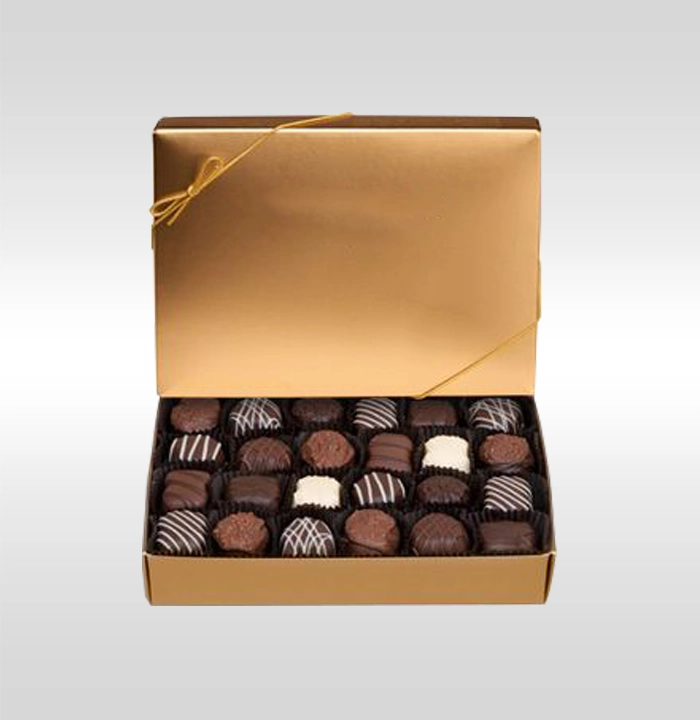 Brown Chocolate Overlapping Lid Box 6