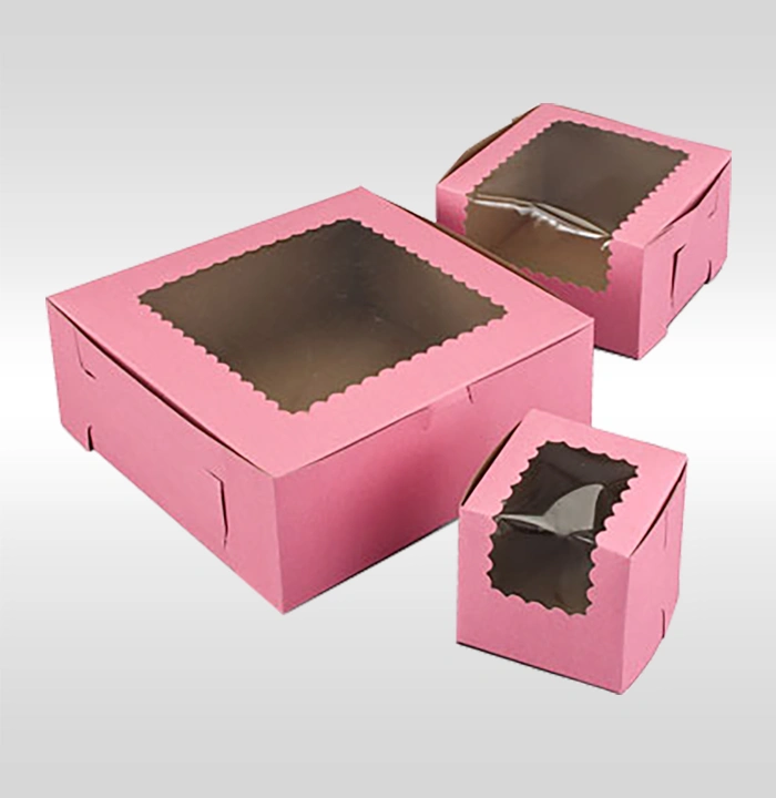 Flip Top Cake Boxes With Window 4