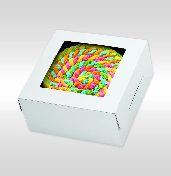 Flip Top Cake Boxes With Window 5