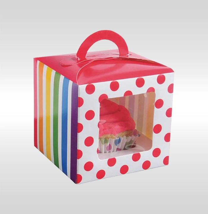 Kraft Cake Boxes with Handle 5