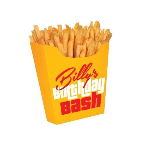 custom french fries boxes