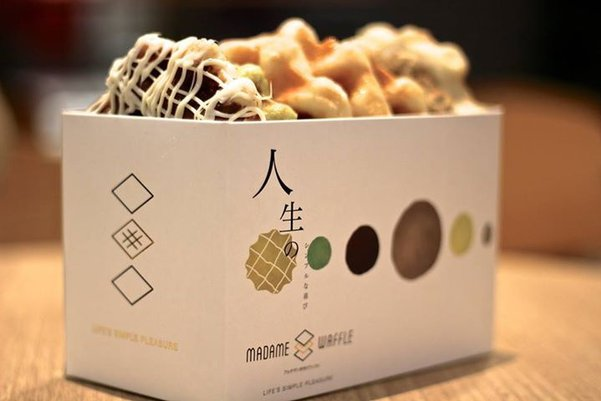 printed waffles packaging