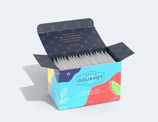 cardboard tea packaging boxes