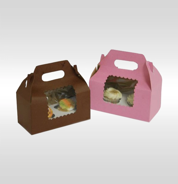 Kraft Cake Boxes with Handle