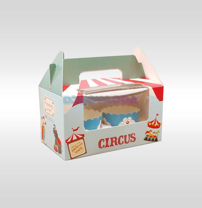 Kraft Cake Boxes with Handle