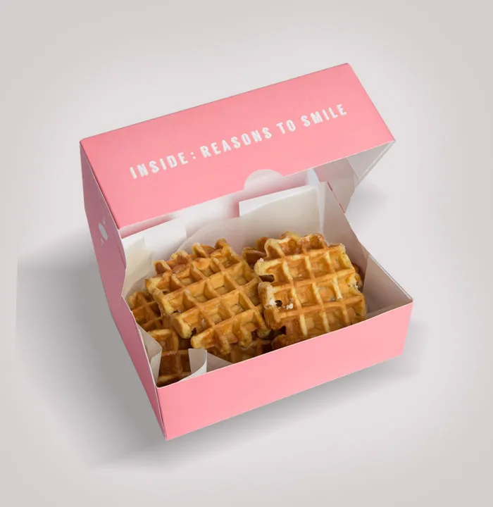 Waffles Packaging Boxes